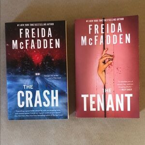 Freida McFadden Books- The Crash and The Tenant